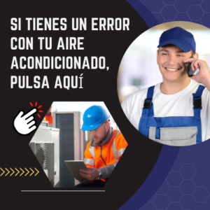 Si tienes un error en tu máquina de aire acondicionado entra aquí 